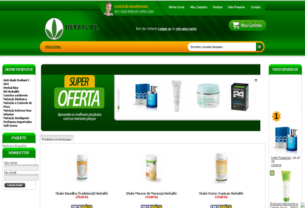 Quero Herbalife Store, loja virtual em Brasília